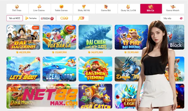 Bắn cá Net88: Cập nhật game mới liên tục Bắn cá Net88: Cập nhật game mới liên tục